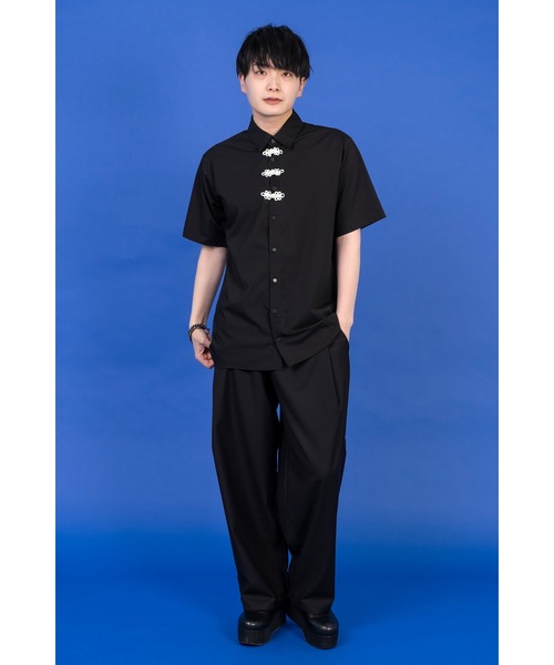 「ankoROCK」 半袖シャツ ONE SIZE ブラック レディース_画像6