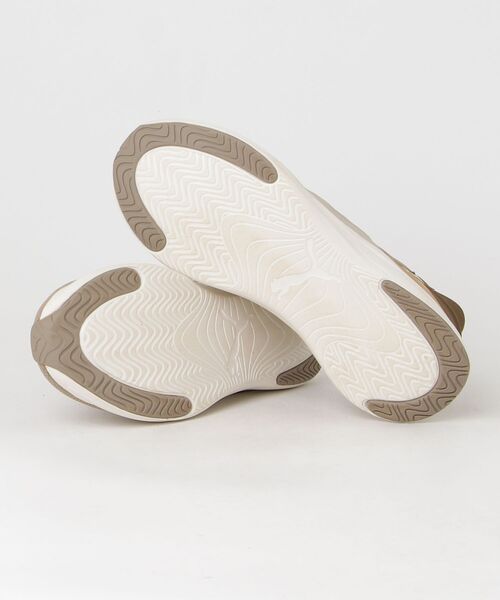 「PUMA」 スリッポン 24.5cm ベージュ レディース_画像3