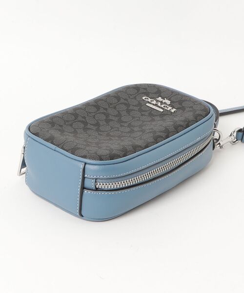【最終値下げ】COACH コーチ　ショルダーバッグ　ブルー COACH（コーチ） ショルダーバッグ - ブルー レディース : ZOZOTOWN