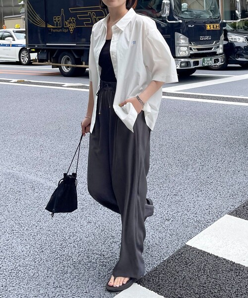 「fredy emue」 半袖シャツ 38 ベージュ レディース_画像6