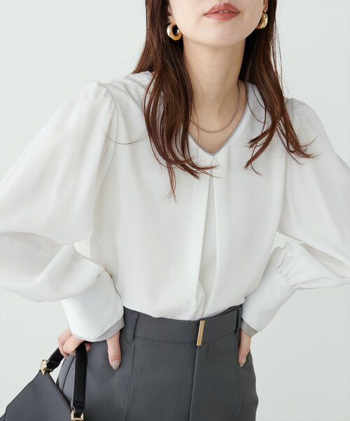「natural couture」 長袖ブラウス FREE ピンク レディース_画像3