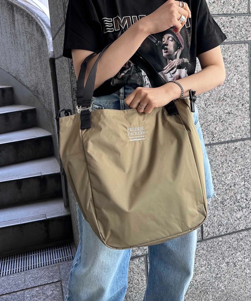 「FREDRIK PACKERS」 2WAYバッグ ONESIZE ブラック レディース_画像8