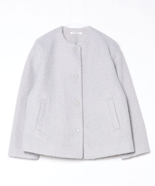 BEAUTY＆YOUTH UNITED ARROWS ノーカラージャケット S ライトグレー