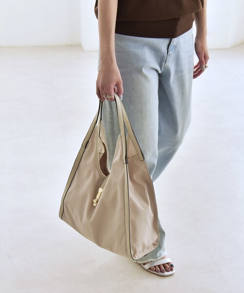 「quaranciel」 トートバッグ ONE SIZE ベージュ レディース_画像8