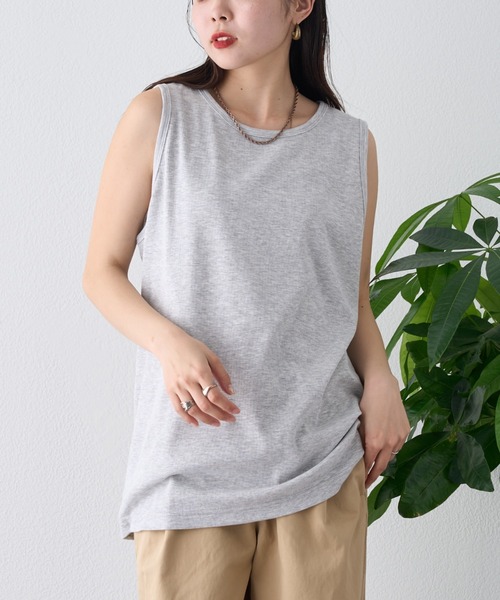 Black Eye Patch タンクトップ グレー　LANA着用 CIAOPANIC TYPY（チャオパニックティピー） タンクトップ 「ユニ