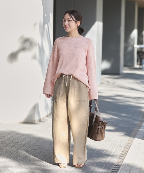 「JOURNAL STANDARD」 イージーパンツ 38 ベージュ レディース_画像2