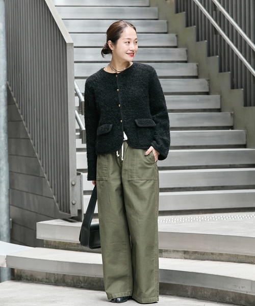 「JOURNAL STANDARD」 イージーパンツ 38 ベージュ レディース_画像7