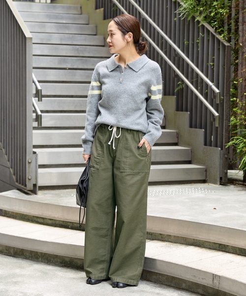 「JOURNAL STANDARD」 イージーパンツ 38 ベージュ レディース_画像8