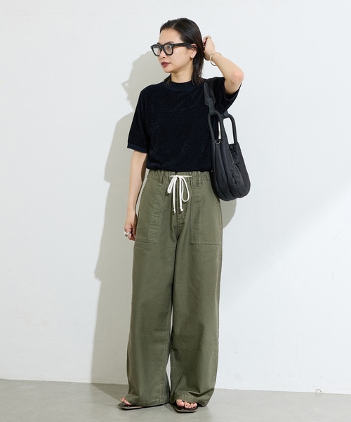 「JOURNAL STANDARD」 イージーパンツ 38 ベージュ レディース_画像9