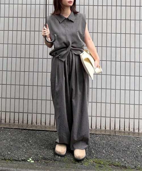 feepur（フェピュール） ワイドパンツ スラックス パンツ