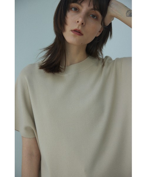 「BLACK BY MOUSSY」 半袖ニット FREE ピンク レディース_画像3