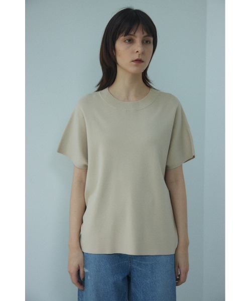 「BLACK BY MOUSSY」 半袖ニット FREE ピンク レディース_画像4