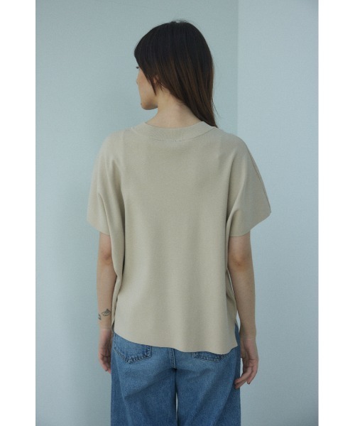 「BLACK BY MOUSSY」 半袖ニット FREE ピンク レディース_画像6