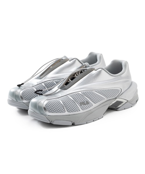「FILA」 ローカットスニーカー 25.5cm シルバー レディース_画像8