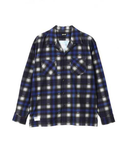 Schott N.Y.C（ショット） 「Schott」 長袖シャツ L チャコールグレー