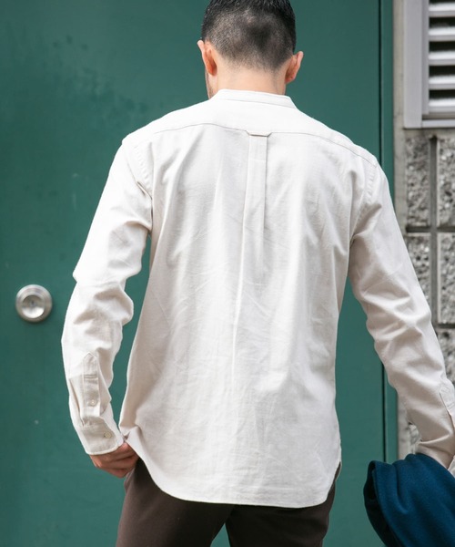 「URBAN RESEARCH ROSSO MEN」 長袖シャツ MEDIUM アイボリー メンズ_画像2