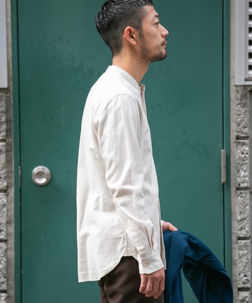 「URBAN RESEARCH ROSSO MEN」 長袖シャツ MEDIUM アイボリー メンズ_画像3