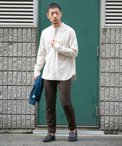 「URBAN RESEARCH ROSSO MEN」 長袖シャツ MEDIUM アイボリー メンズ_画像5
