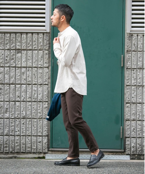 「URBAN RESEARCH ROSSO MEN」 長袖シャツ MEDIUM アイボリー メンズ_画像9