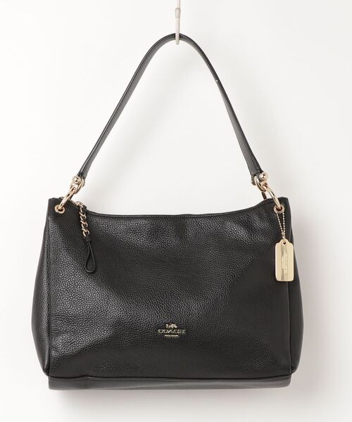 COACH（コーチ） ワンポイントトートバッグ - ブラック レディース