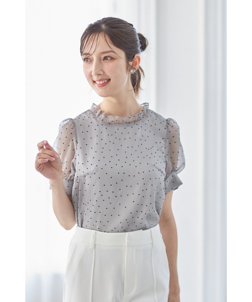 tocco closet（トッコ クローゼット） ブラウス シャツ プチフリル