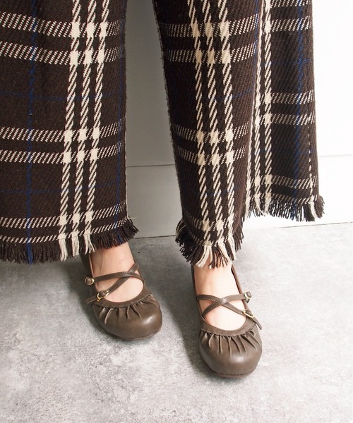 AKIRANAKA【定価5.9万】スクエアトゥバックギャザーパンプス38 ショルダーバッグ ギャザー バッグ[品番：TOPW0000695]｜DEVICE