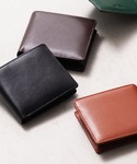 二つ折り 二つ折り財布 財布 ゴートレザー ス...の詳細画像2