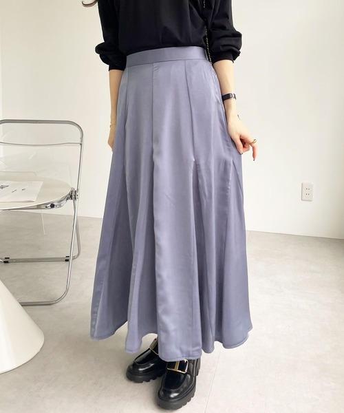 うら様　【定価22,000円】フェンネル　ギャザロングスカート　ライトグリーン 定価22,】フェンネル ギャザロングスカート ライトグリーン M