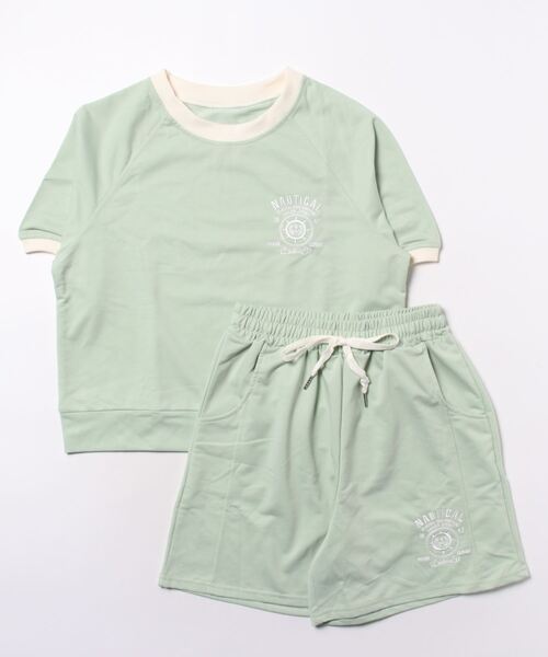 【 】ロゴ Tシャツ＆ショーツ セットアップ 関送込 シナワールド ロゴ T シャツ 激安 ショーツ セットアップ-