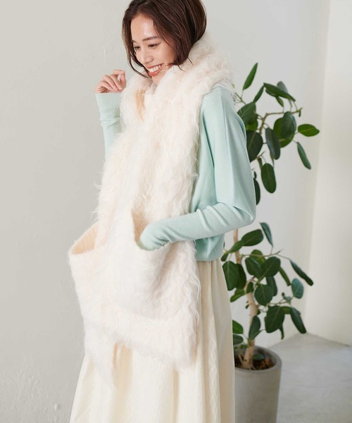 Jines ニット セーター 前後2wayシンプルニット スーパー120s