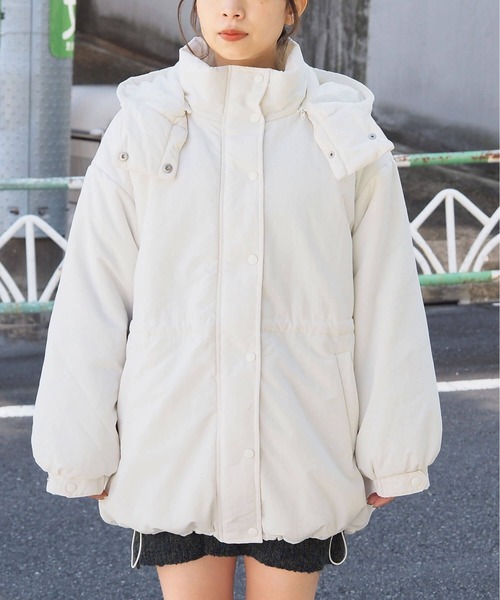 ディセンバーメイ フード付きブルゾンダブルジップジャケット【レディースサイズS】 ディセンバーメイ フード付きブルゾンダブルジップジャケット