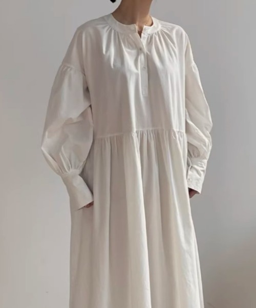 sorule ワンピース ドロップショルダーボリュームワンピース