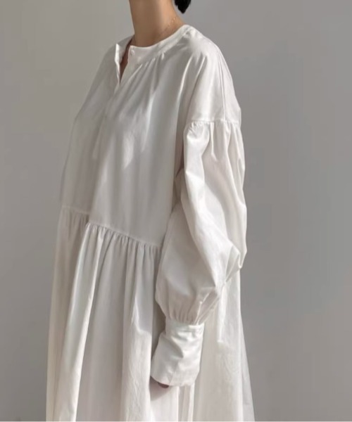 sorule ワンピース ドロップショルダーボリュームワンピース