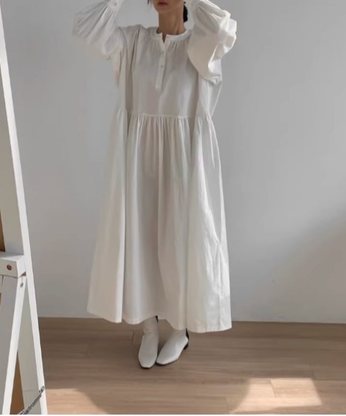 sorule ワンピース ドロップショルダーボリュームワンピース