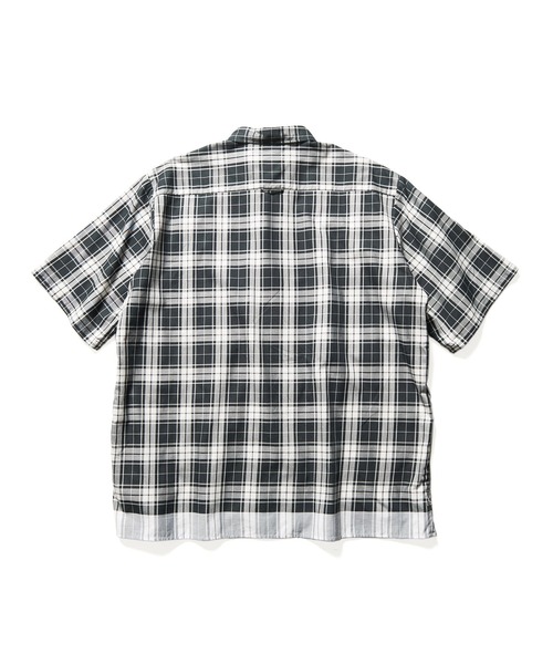 uniform experiment シャツ LINE CHECK S/S SHIRT メンズ レディース