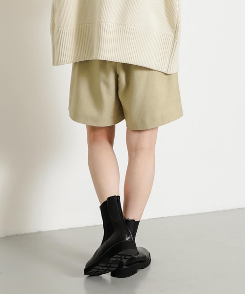 SENSE OF PLACE by URBAN RESEARCH パンツ タックバミューダパンツ