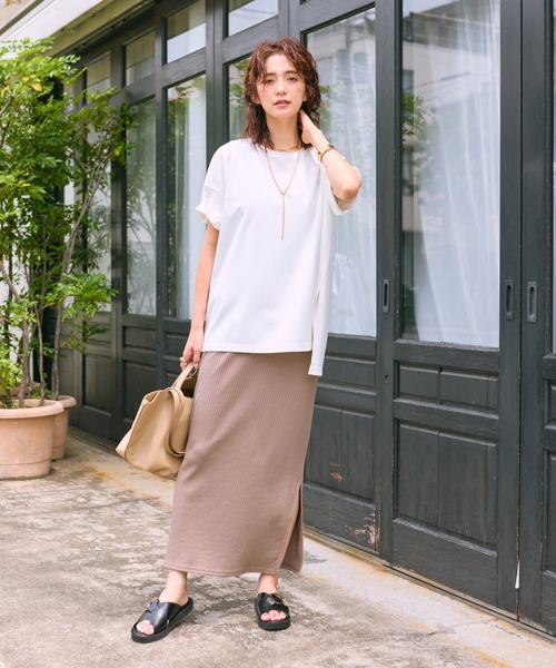 リヴドロワ　ライトポンチゴブソデカットソー WEB限定/好評につき復刻】ライトポンチゴブソデカットソー | RIVE