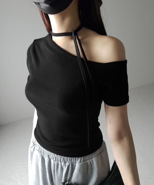 me+em select（ミームセレクト） tシャツ 半袖 「 2WAY 」ストラップ