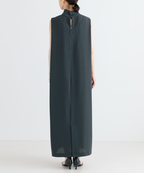 ワンピース Peジョーゼットボトルネックワンピース レディース 