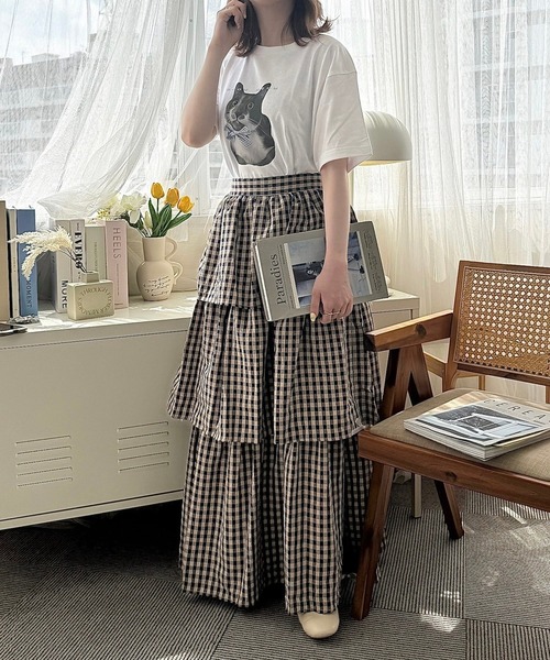 tシャツ MEOWねこプリント半袖Tシャツ レディース : ZOZOTOWN