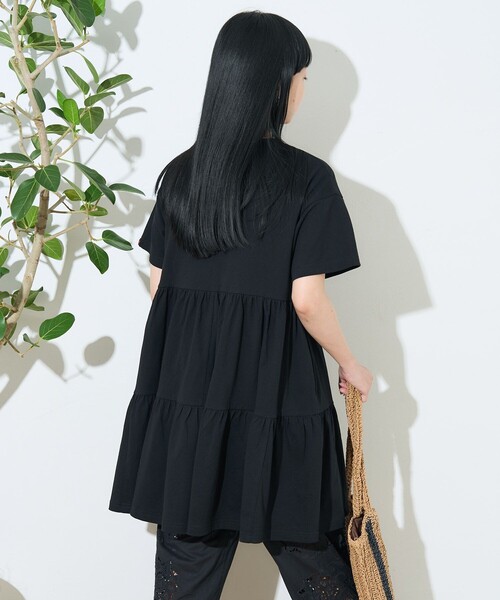 FREAK'S STORE ワンピース ワンポイントタグハート ティアード