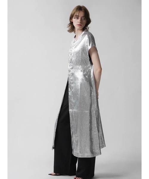 ワンピース 半袖 METALLIC SHIRT ONEPIECE : ZOZOTOWN Yahoo!店 - 通販