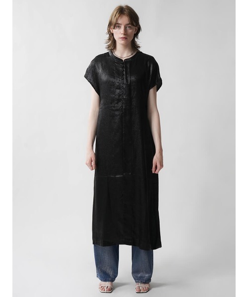 ワンピース 半袖 METALLIC SHIRT ONEPIECE : ZOZOTOWN Yahoo!店 - 通販