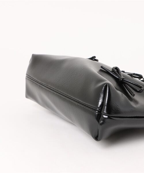 ハンドバッグ 「リボン×2WAY」レディース チェーンショルダー付き