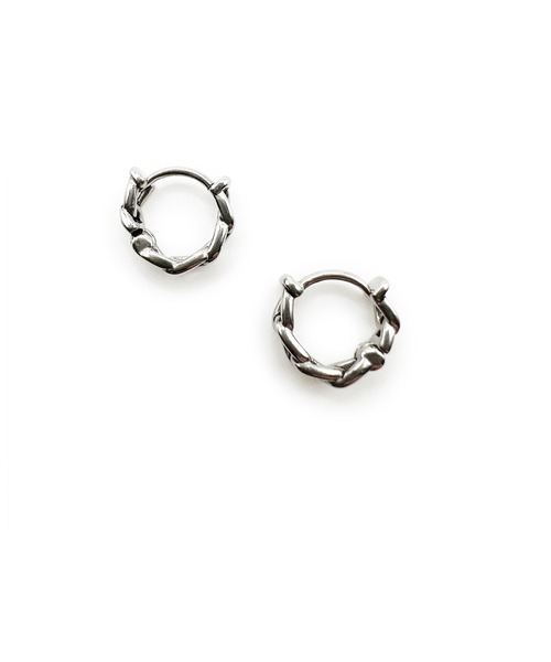 ピアス KISHOKACHI 希少価値 ビックチェーンシェイブステンレス