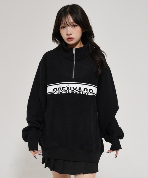 OY トレーナー スウェット 「OY/オーワイ」 CRACKED STRIPE LOGO