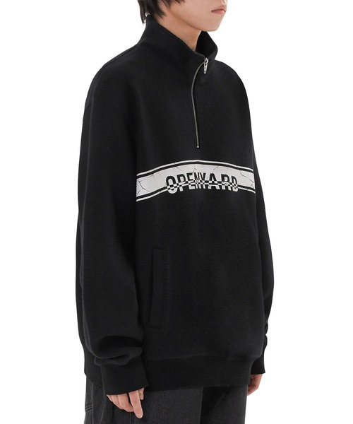 [Ko-1 さん専用］OVy アノラック　セットアップ　黒 OY トレーナー スウェット 「OY/オーワイ」 CRACKED STRIPE LOGO