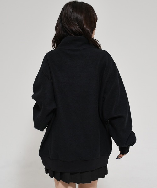 ★OY★CRACKED STRIPE LOGO ANORAK MTM - BLACK★正規品/送料込 OY トレーナー スウェット 「OY/オーワイ」 CRACKED STRIPE LOGO