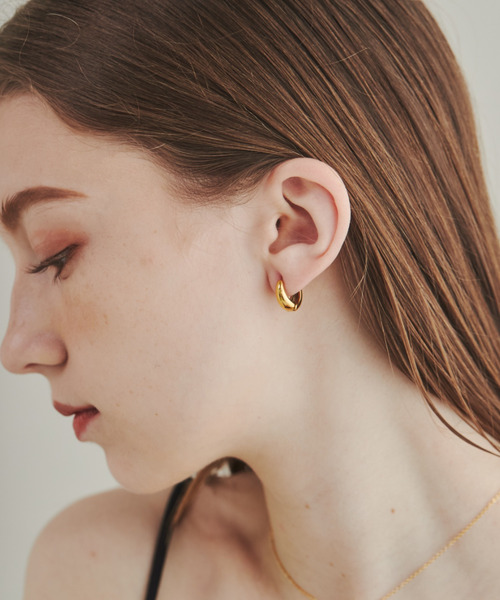 Shashi ピアス ドロップ サークル フープ チェーン シャシ laplateriashu_150-09-10