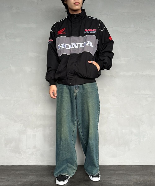 HONDA ダークデニムジャケット　レディースM HONDA ダークデニムジャケットレディースM